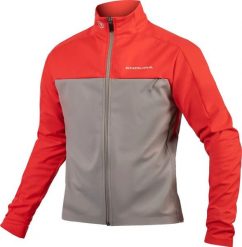 Kurtka z dresu Endura Windchill II. Czerwone kurtki męskie ENDURA, na zimę, xl, bez wzorów, z dresówki, bez kaptura. Za 382.99 zł.
