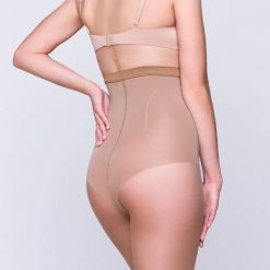 Rajstopy Gabriella Hight Shaper 20 den melisa. Brązowe skarpety damskie Gabriella, bez wzorów, z bawełny. Za 45.90 zł.