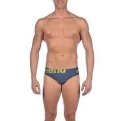 Kąpielówki slipy męskie na basen Arena Serome Evo Brief. Szare kąpielówki męskie Arena, m, bez wzorów, do pływania. Za 40.99 zł.