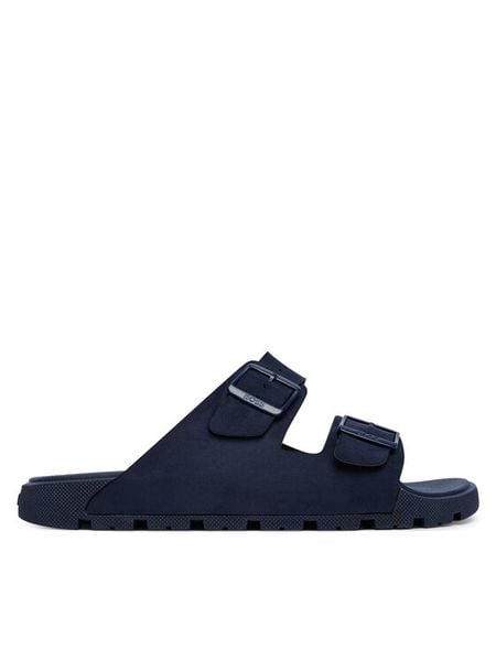 BOSS Klapki Surfley Sand MF 50563157 Granatowy. Niebieskie klapki męskie Boss, ze skóry. Za 449.99 zł.
