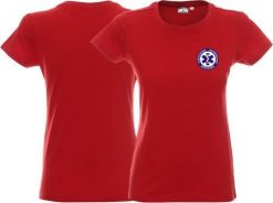 LPP - Promostars Koszulka damska PRM PAŃSTWOWE RATOWNICTWO MEDYCZNE czerwona. Czerwone t-shirty damskie LPP - Promostars, bez wzorów, bez kołnierzyka. Za 65.99 zł.