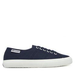 Tenisówki Superga. Niebieskie trampki i tenisówki damskie Superga, bez wzorów, bez zapięcia. Za 189.99 zł.