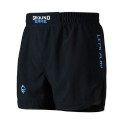 Lekkie spodenki do MMA i BJJ Ground Game Athletic Classic męskie. Czarne krótkie spodenki sportowe męskie GROUND GAME, m, bez wzorów, do biegania. Za 189.99 zł.
