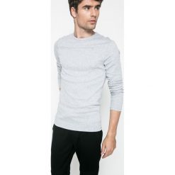 G-Star Raw - Longsleeve. Szare bluzki z długim rękawem męskie G-Star Raw, z bawełny, z okrągłym kołnierzem. W wyprzedaży za 99.90 zł.