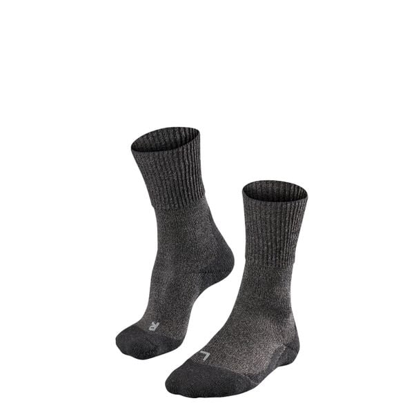 Skarpetki Falke TK1 Wool. Szare skarpety damskie Falke, bez wzorów. Za 181.50 zł.