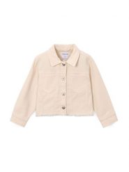 Mayoral Kurtka jeansowa 3455 Beżowy Regular Fit. Brązowe kurtki i płaszcze dla dziewczynek Mayoral, bez wzorów, z bawełny, bez kaptura. Za 157.99 zł.