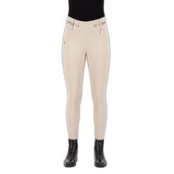 Damskie legginsy jeździeckie z pełną przyczepnością HV Polo Favourite Midwaist. Czarne legginsy damskie HV POLO, bez wzorów, z elastanu. Za 485.50 zł.