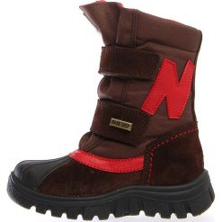 Kozaki zimowe "Himan" w kolorze brązowym. Buty zimowe chłopięce Zimowe obuwie dla dzieci. W wyprzedaży za 215.95 zł.