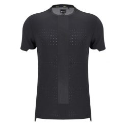 Koszulka Macron Nathan. Czarne koszulki sportowe męskie Macron, bez wzorów, bez kołnierzyka, bez ramiączek, do piłki nożnej. Za 276.00 zł.