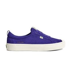 Trampki zamszowe Cariuma OCA Low Liberty Purple Suede. Fioletowe trampki i tenisówki damskie CARIUMA, bez wzorów, z gumy, bez zapięcia. Za 258.30 zł.