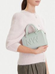 Nine West Torebka EO-Lira II-LX20085 Niebieski. Niebieskie torebki do ręki damskie Nine West, bez wzorów, z materiału, bez dodatków. Za 269.99 zł.