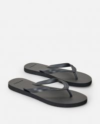 Japonki damskie Rip Curl Essential Bloom Open Toe. Czarne klapki damskie Rip Curl, bez wzorów, z materiału, sportowe, bez obcasa. Za 62.99 zł.
