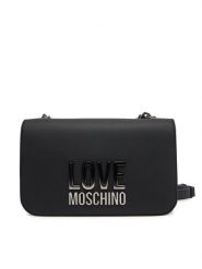 LOVE MOSCHINO Torebka JC4254PP0MKD000B Czarny. Czarne torebki do ręki damskie Love Moschino, bez wzorów, ze skóry, wizytowe, bez dodatków. Za 509.99 zł.