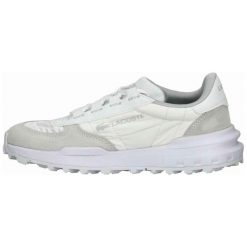 Buty Damskie Sportowe Lacoste Elite Actv Evo 225 1 Sfa. Białe obuwie sportowe damskie Lacoste, bez wzorów, z materiału, trekkingowe. Za 440.00 zł.