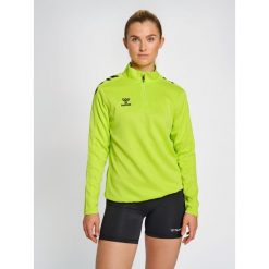 Bluza do piłki ręcznej damska Hummel hmlCORE XK. Zielone bluzy sportowe damskie Hummel, s, bez wzorów, bez kaptura, na fitness i siłownię. Za 194.75 zł.
