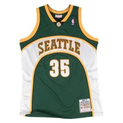 Koszulka Nba Seattle Supersonics Kevin Durant. Zielone koszulki sportowe męskie Mitchell & Ness, bez wzorów, bez kołnierzyka, bez ramiączek, do koszykówki. Za 1,234.50 zł.