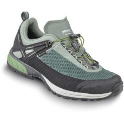 Buty trekkingowe damskie MEINDL Speed Trail Lady GTX, z membraną Gore-Tex. Zielone obuwie sportowe damskie Meindl, trekkingowe, gore-tex. W wyprzedaży za 616.85 zł.