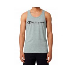 Koszulka Męska Champion Bez Rękawów Sportowa Tank Top. Szare koszulki sportowe męskie Champion, m, bez wzorów, sportowe, bez kołnierzyka. Za 129.00 zł.