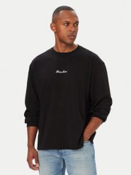 Guess Longsleeve M6YI30 K4181 Czarny Regular Fit. Czarne bluzki z długim rękawem męskie Guess, m, z aplikacjami, z bawełny, bez kołnierzyka. Za 159.99 zł.
