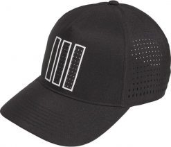 Czapka z daszkiem adidas 3-Stripes. Czarne czapki i kapelusze męskie Adidas, bez wzorów, z materiału, eleganckie. Za 181.50 zł.