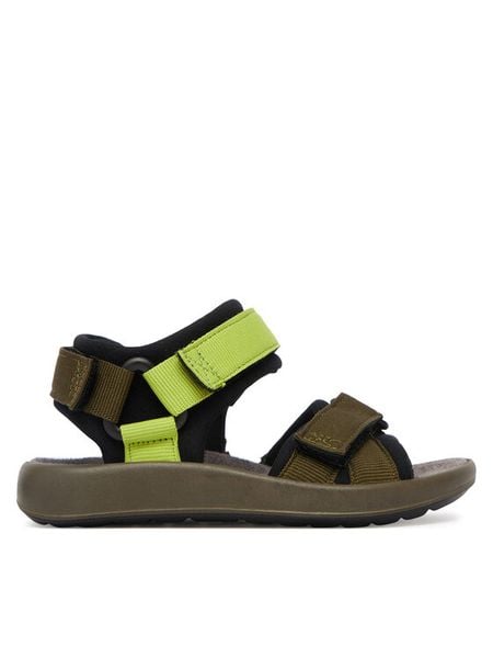 Primigi Sandały 1395822 M Zielony. Zielone sandały chłopięce Primigi, z materiału, bez zapięcia. Za 149.99 zł.