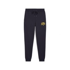 Męskie spodnie dresowe PUMA Class PUMA New Navy Blue. Niebieskie buty sportowe męskie Puma, z dresówki, bez zapięcia, na fitness i siłownię. W wyprzedaży za 109.00 zł.