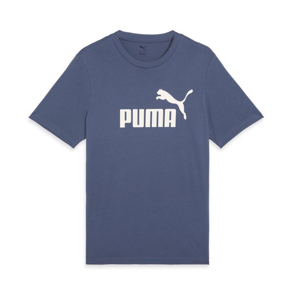 Męska koszulka ESS z logo No. 1 PUMA. Niebieskie buty sportowe męskie Puma, m, bez wzorów, z gumy, bez kołnierzyka, bez ramiączek, do biegania. Za 75.00 zł.