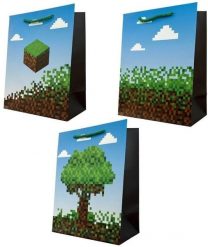 Jupiter Torebka prezentowa dziecięca piksele L mix. Torby i plecaki dziecięce Jupiter. Za 15.00 zł.