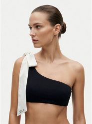 KARL LAGERFELD Góra od bikini B2W46027 Czarny. Czarne bikini damskie KARL LAGERFELD, xs, bez wzorów. Za 339.99 zł.