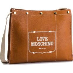 Torebka LOVE MOSCHINO - JC4072PP17LH0200 Cuoio. Brązowe listonoszki damskie Love Moschino, ze skóry ekologicznej. Za 959.00 zł.