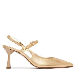 Szpilki HÖGL. Żółte szpilki damskie HÖGL, bez wzorów, bez obcasa, bez zapięcia. Za 839.99 zł.