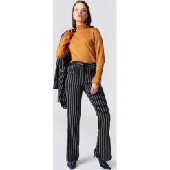 NA-KD Classic Spodnie garniturowe z rozcięciami po bokach - Blue,Multicolor. Spodnie materiałowe damskie marki NA-KD Classic. Za 121.95 zł.