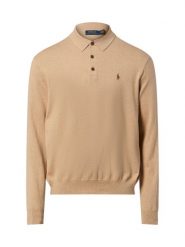 Polo Ralph Lauren Męska koszulka polo Mężczyźni Bawełna brązowy jednolity, XXL. Brązowe koszulki polo męskie Polo Ralph Lauren, m, bez wzorów, z bawełny, sportowe, bez ramiączek. Za 859.95 zł.