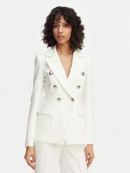 Maryley Marynarka 26EB139/43VA Kremowy Regular Fit. Białe żakiety damskie Maryley, m, bez wzorów, z syntetyku. Za 579.99 zł.