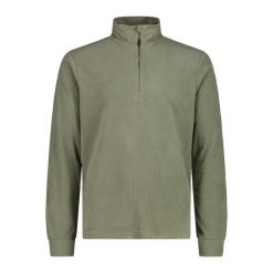 Golf męski techniczny CMP 3G28037N. Zielone bluzy męskie CMP, l, bez wzorów, bez kaptura. W wyprzedaży za 137.70 zł.