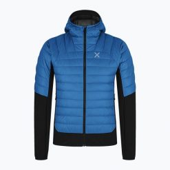Kurtka skiturowa męska Montura Peak Hybrid Hooded. Niebieskie kurtki męskie MONTURA, m, bez wzorów, bez kaptura, narciarskie. Za 769.99 zł.