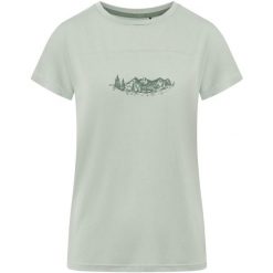 T-shirt damski VIKING Likelo Bamboo. Brązowe t-shirty damskie Viking, l, bez wzorów, z materiału, klasyczne, bez kołnierzyka. Za 127.42 zł.