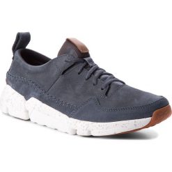 Sneakersy CLARKS - Triactive Run 261322757 Blue Nubuck. Półbuty na co dzień męskie marki Clarks. W wyprzedaży za 299.00 zł.