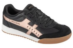 Buty sportowe Sneakersy damskie, Skechers Zinger - Metallic Roads. Czarne obuwie sportowe damskie Skechers, bez wzorów, z materiału, trekkingowe. Za 299.99 zł.