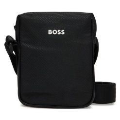 Saszetka BOSS. Czarne saszetki męskie Boss, młodzieżowe, małe. Za 269.99 zł.