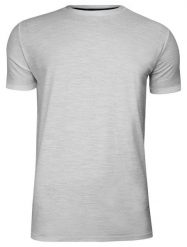 Szary Bawełniany T-Shirt Męski Bez Nadruku -Brave Soul- Koszulka, Krótki Rękaw, Basic. Szare t-shirty męskie Brave Soul, na lato, l, bez wzorów, z bawełny, casualowe, bez kołnierzyka. Za 45.00 zł.