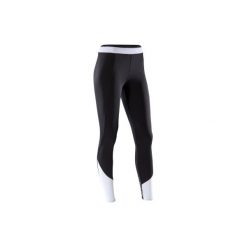 Legginsy fitness kardio 120. Czarne legginsy damskie DOMYOS. Za 49.99 zł.