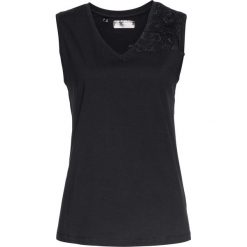 Top bonprix czarny. Bluzki damskie bonprix. Za 59.99 zł.