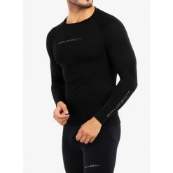 Bluza termoaktywna męska Brubeck 3D Run PRO LS Shirt. Czarne bluzy sportowe męskie Brubeck, m, bez wzorów, bez kaptura, do biegania. Za 172.99 zł.