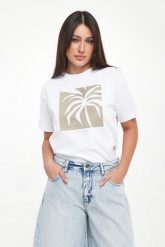 T-shirt damski z nadrukiem ARMANI EXCHANGE. T-shirty damskie Armani Exchange, s, bez wzorów, bez kołnierzyka. Za 429.00 zł.