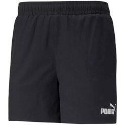Szorty męskie sportowe Puma TAPE CRO BANADOR. Czarne krótkie spodenki sportowe męskie Puma, l, bez wzorów, z materiału, do biegania. Za 78.00 zł.
