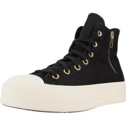 Buty CONVERSE A18387C Czarny. Czarne obuwie sportowe damskie Converse, bez wzorów, z tkaniny, na fitness i siłownię. Za 357.99 zł.