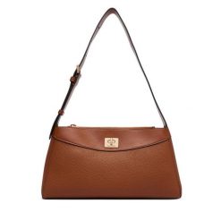 Torebka Calvin Klein. Brązowe torebki do ręki damskie Calvin Klein, bez wzorów, klasyczne, bez dodatków. Za 529.99 zł.