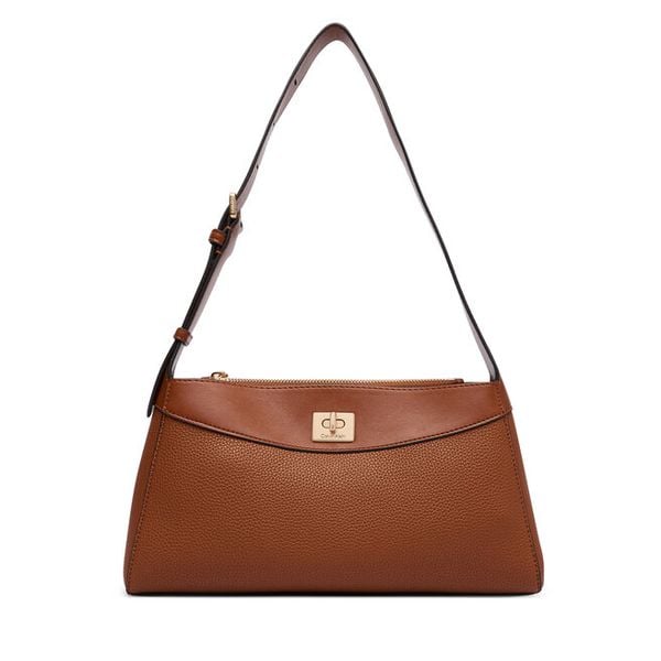 Torebka Calvin Klein. Brązowe torebki do ręki damskie Calvin Klein, bez wzorów, klasyczne, bez dodatków. Za 529.99 zł.