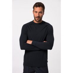 Męska Koszulka do pływania długi rękaw ochrona UV okrągły dekolt. Niebieskie bluzki z długim rękawem męskie JAY-PI, m, bez wzorów, z elastanu, bez kołnierzyka. Za 199.99 zł.